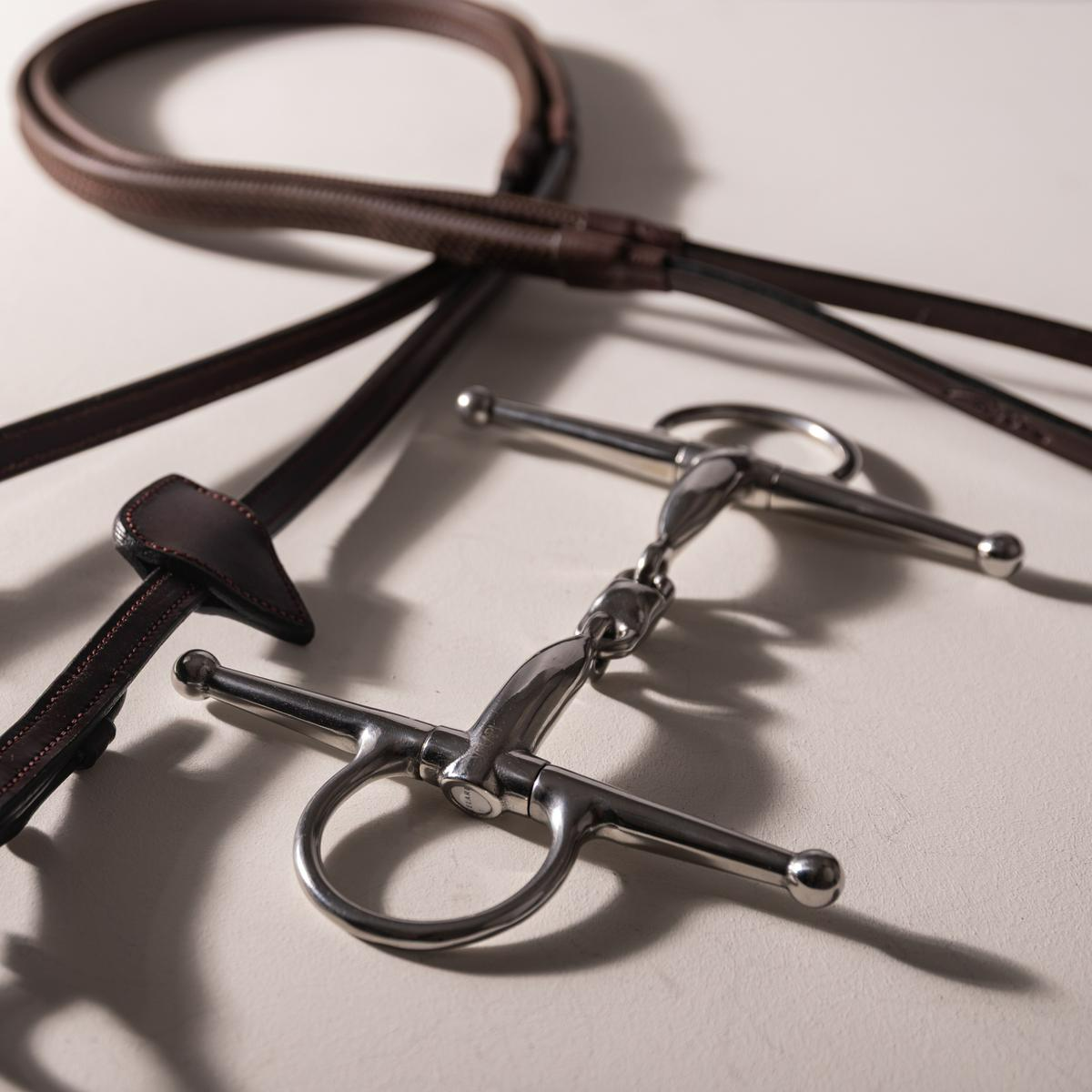 Velari Full Cheek Bit Double Jointed Stainless Steel