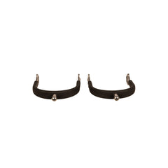 Velari Spurs Stainless Steel with Rubber - Rounded