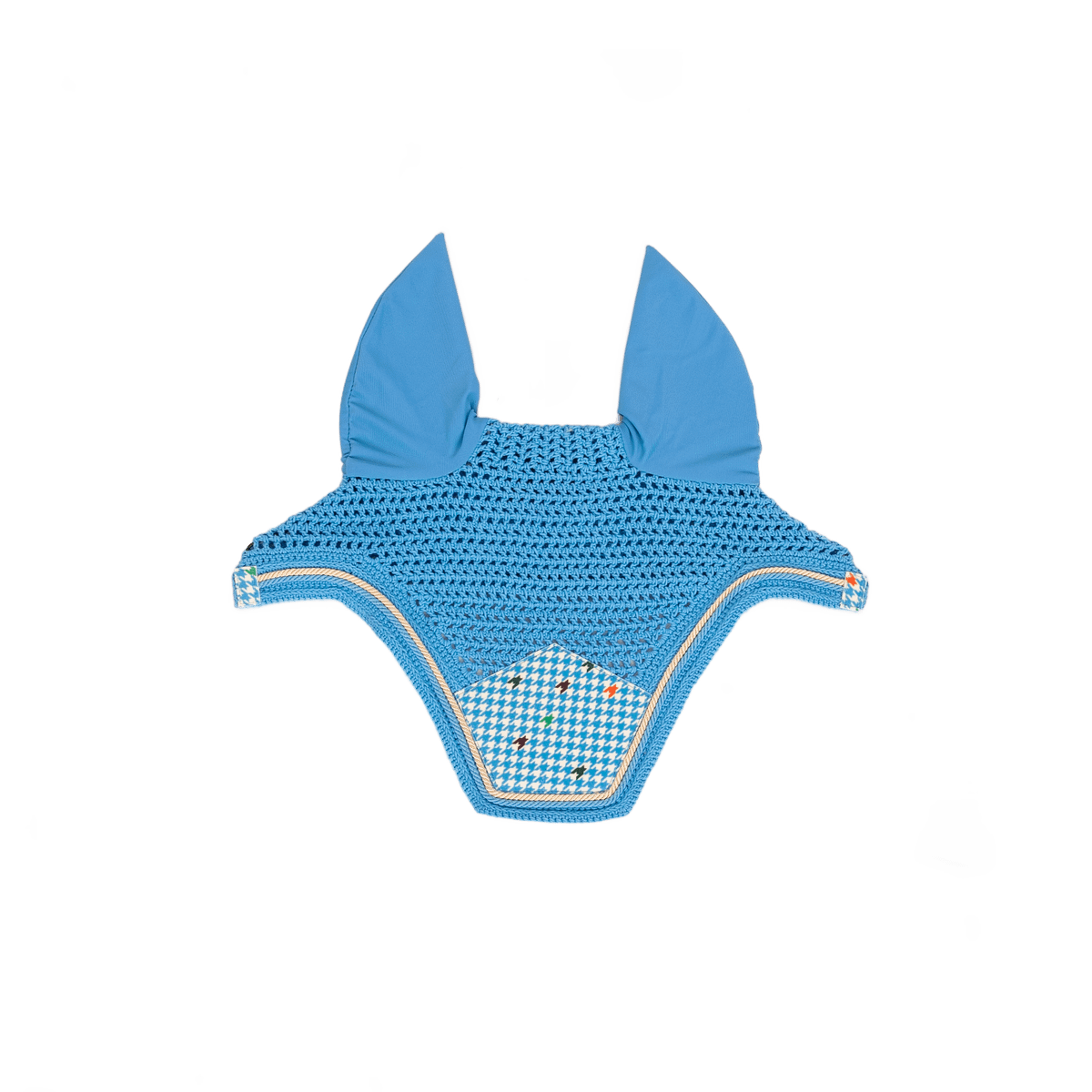 Kentucky Horsewear Fly Veil Wellington Velvet Pied-de-Poule