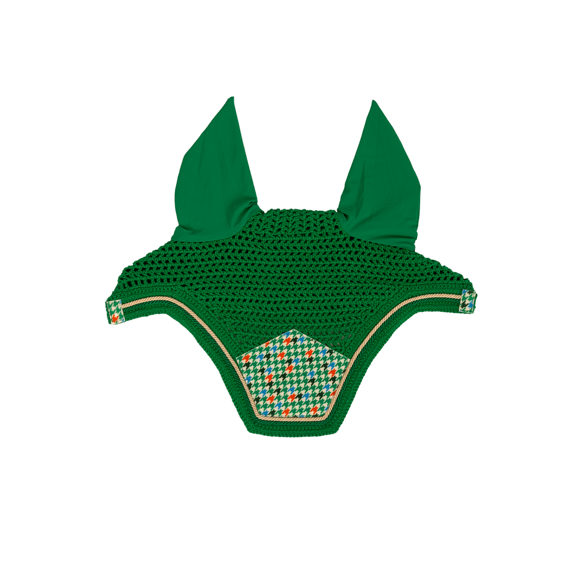 Kentucky Horsewear Fly Veil Wellington Velvet Pied-de-Poule
