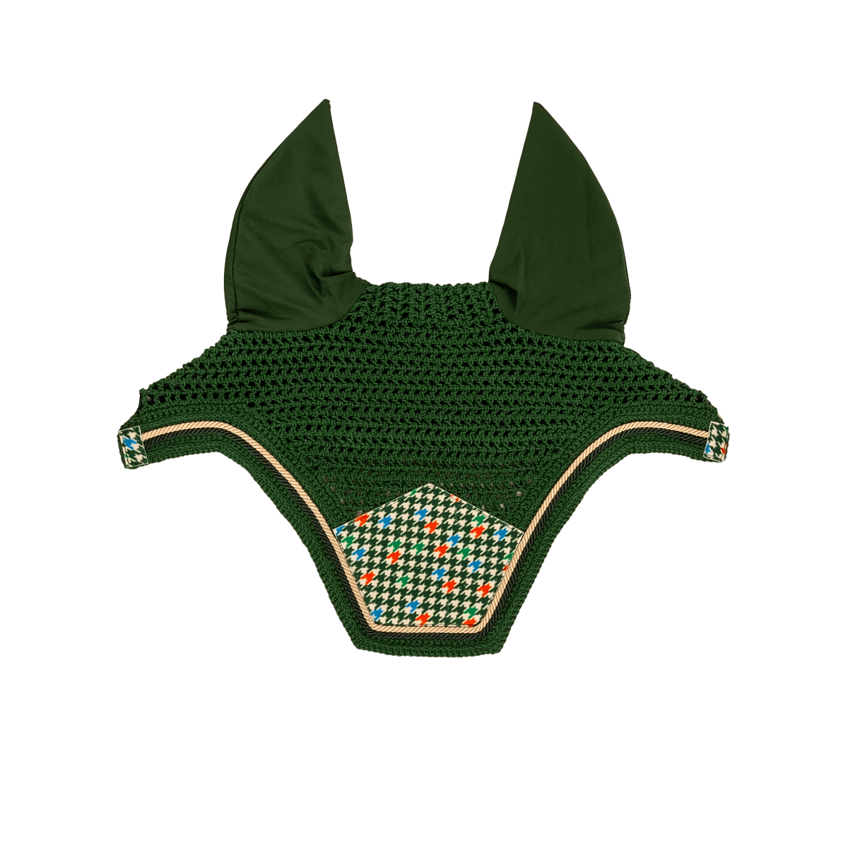 Kentucky Horsewear Fly Veil Wellington Velvet Pied-de-Poule