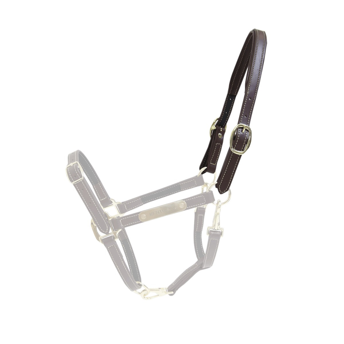 Kentucky Horsewear Leather Halter Flexible Neck Piece