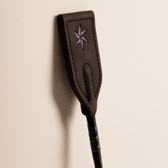 Kentucky Horsewear Jumping Whip Guidance Leather Grip