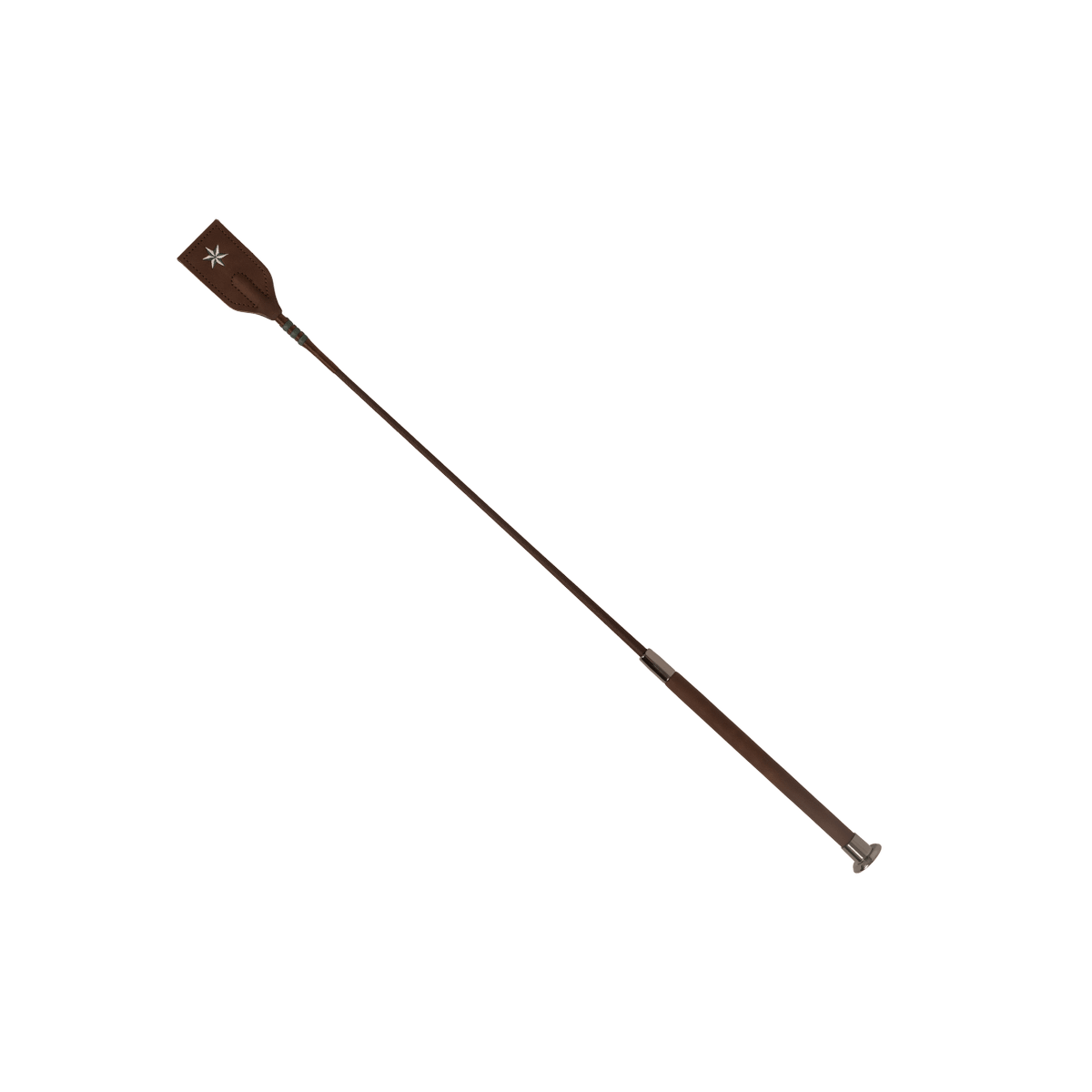 Kentucky Horsewear Jumping Whip Guidance Leather Grip