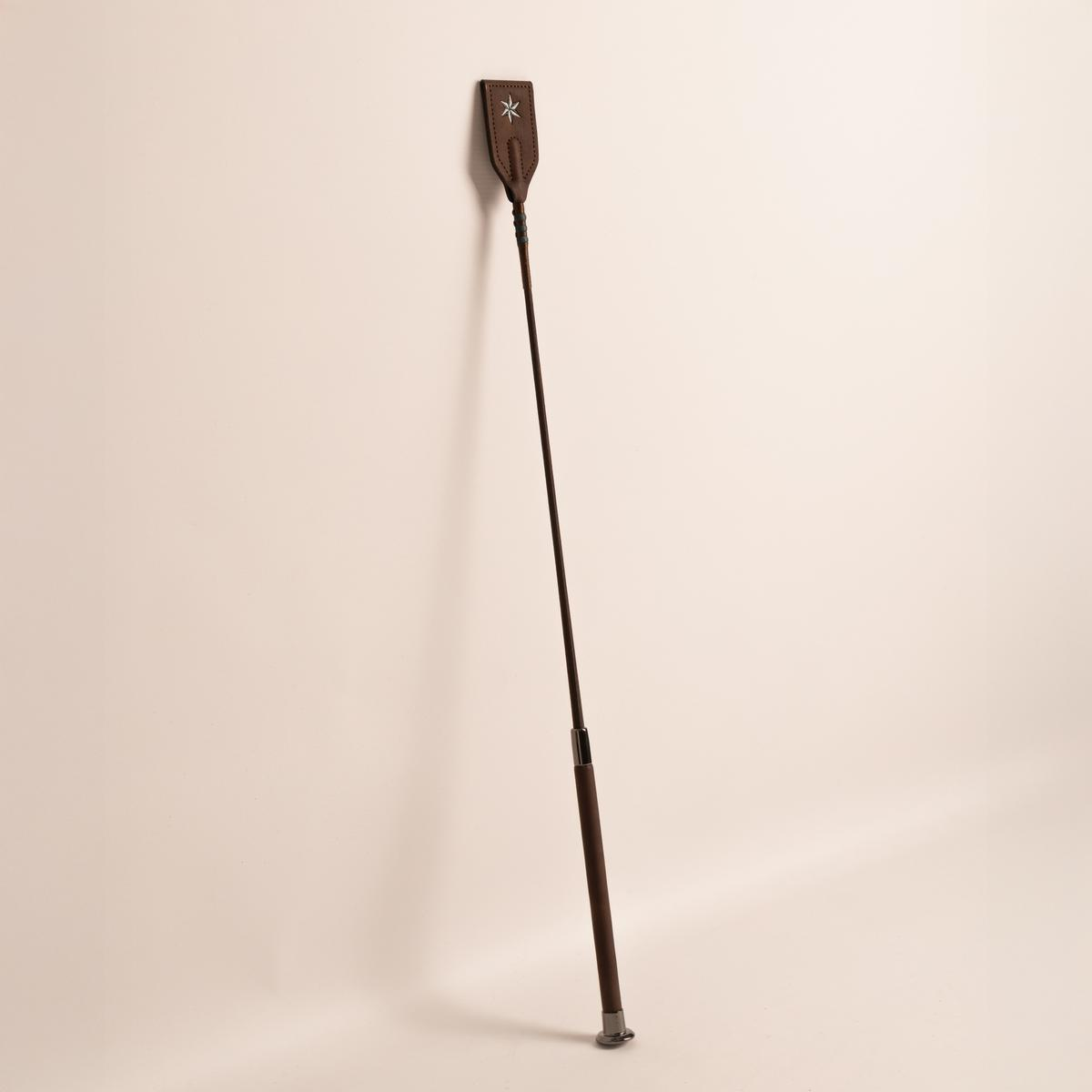 Kentucky Horsewear Jumping Whip Guidance Leather Grip