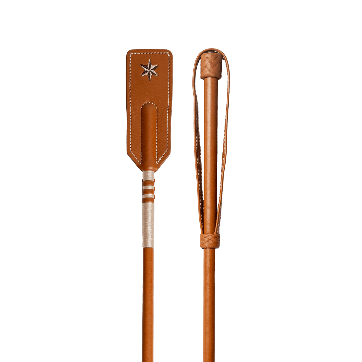 Kentucky Horsewear Jumping Whip Classy Smooth Leather