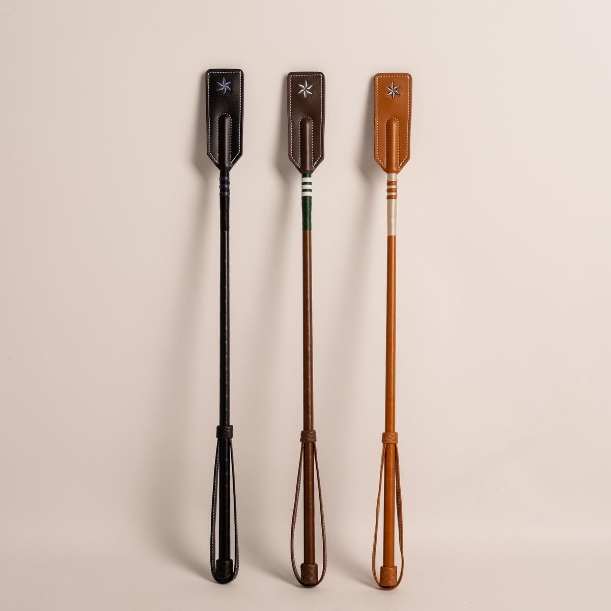 Kentucky Horsewear Jumping Whip Classy Smooth Leather