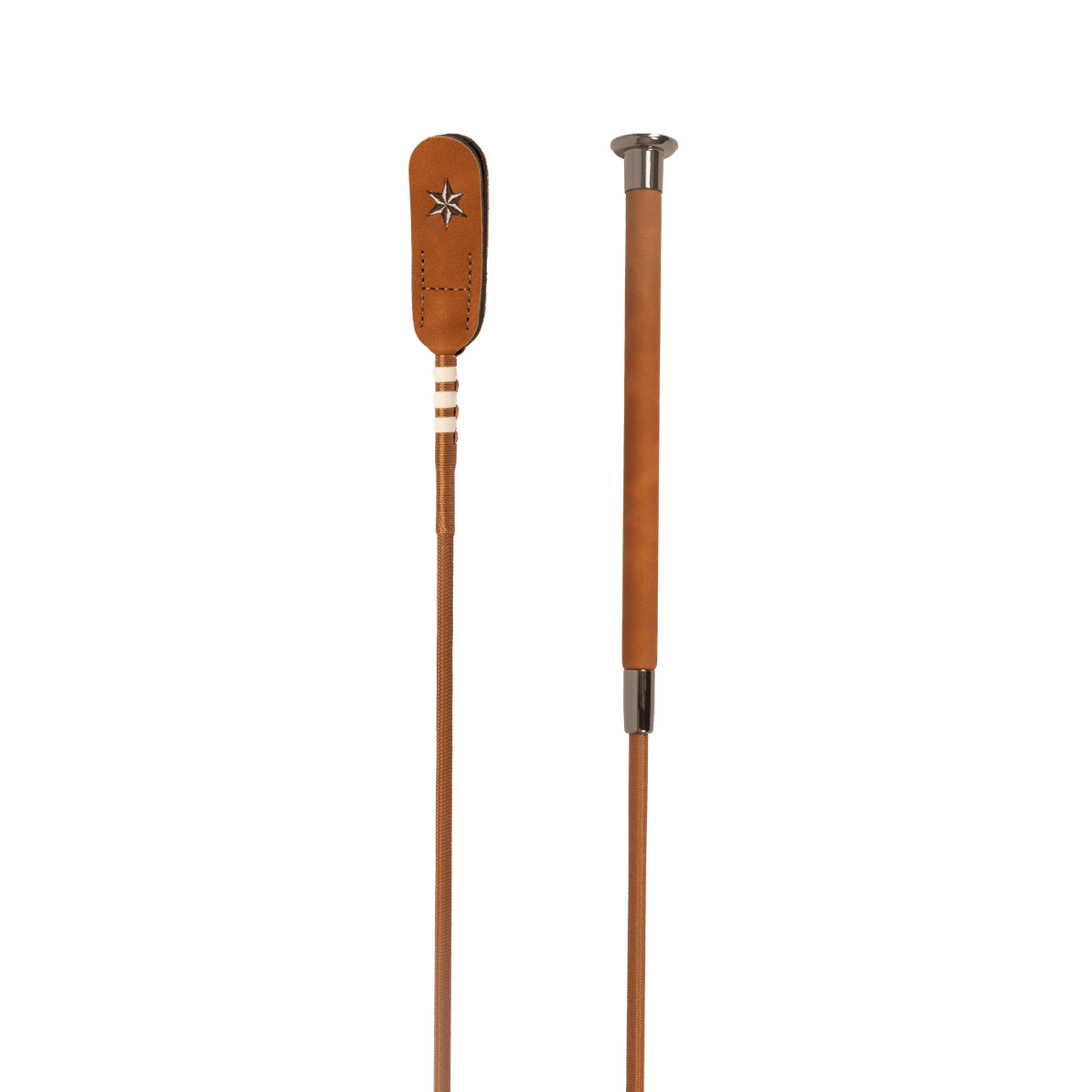 Velari Dressage Whip Guidance Leather Grip 120cm