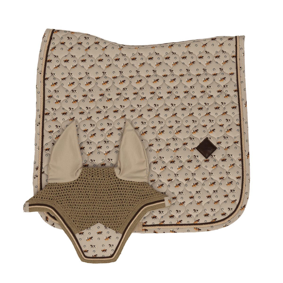 Kentucky Horsewear Saddle Pad Velvet Horse printing Dressage