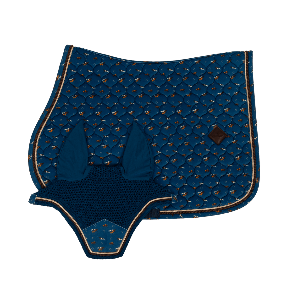 Kentucky Horsewear Saddle Pad Velvet Horse printing Show Jumping