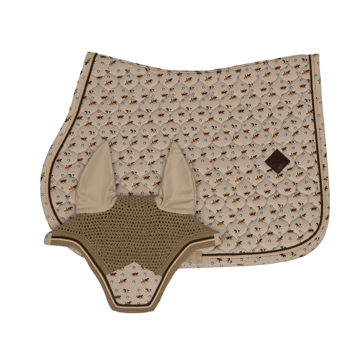 Kentucky Horsewear Saddle Pad Velvet Horse printing Show Jumping