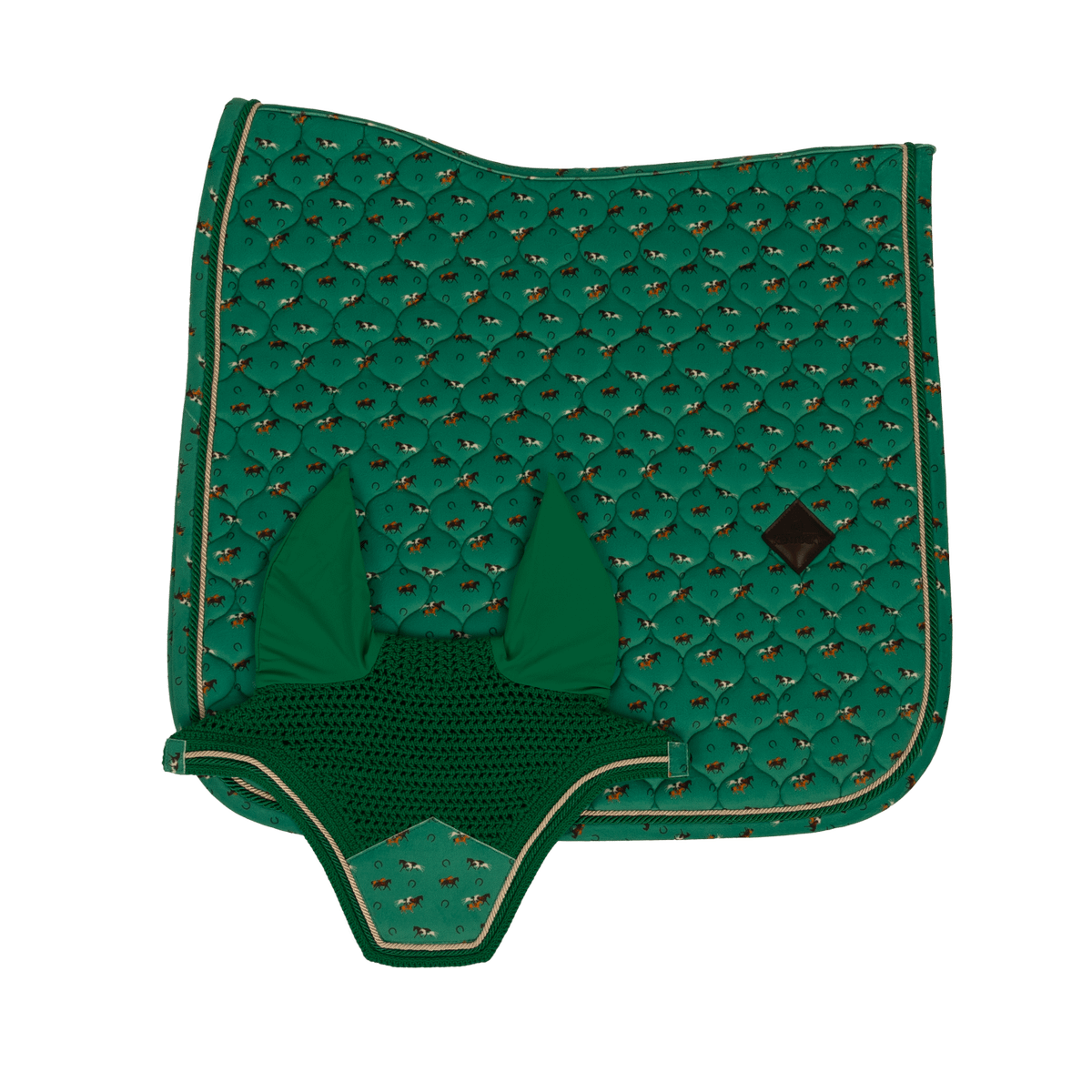 Kentucky Horsewear Saddle Pad Velvet Horse printing Dressage