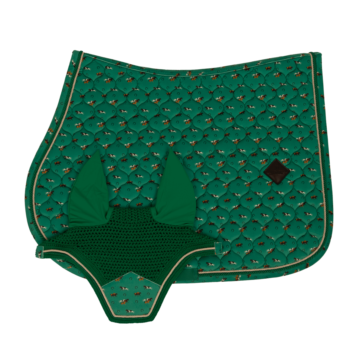 Kentucky Horsewear Saddle Pad Velvet Horse printing Show Jumping
