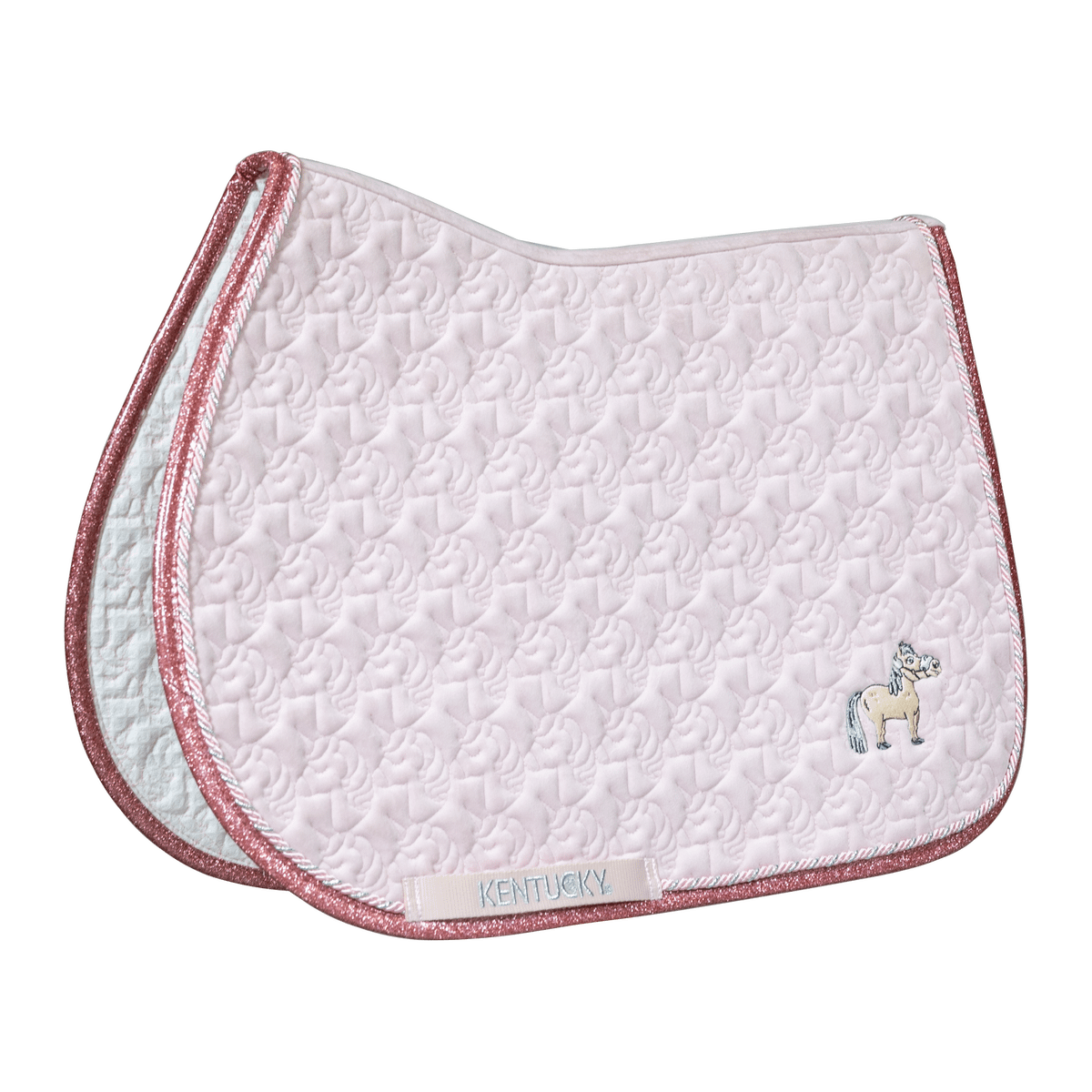 Kentucky Horsewear Saddle Pad Unicorn Head Glitter
