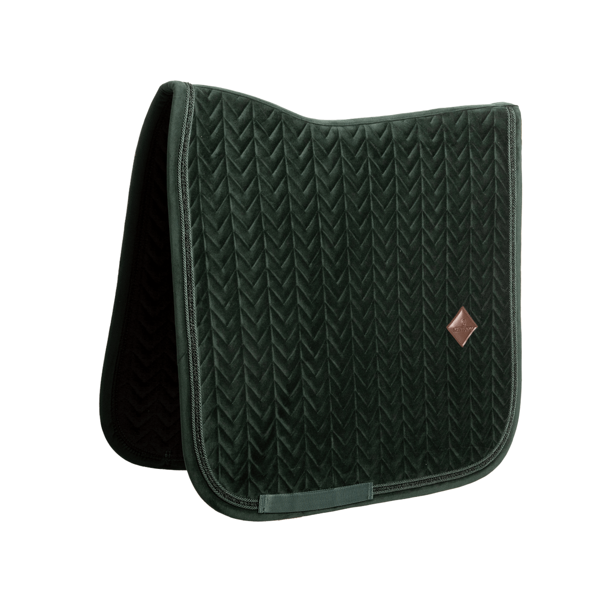 Kentucky Horsewear Saddle Pad Velvet Mini Pearls Dressage