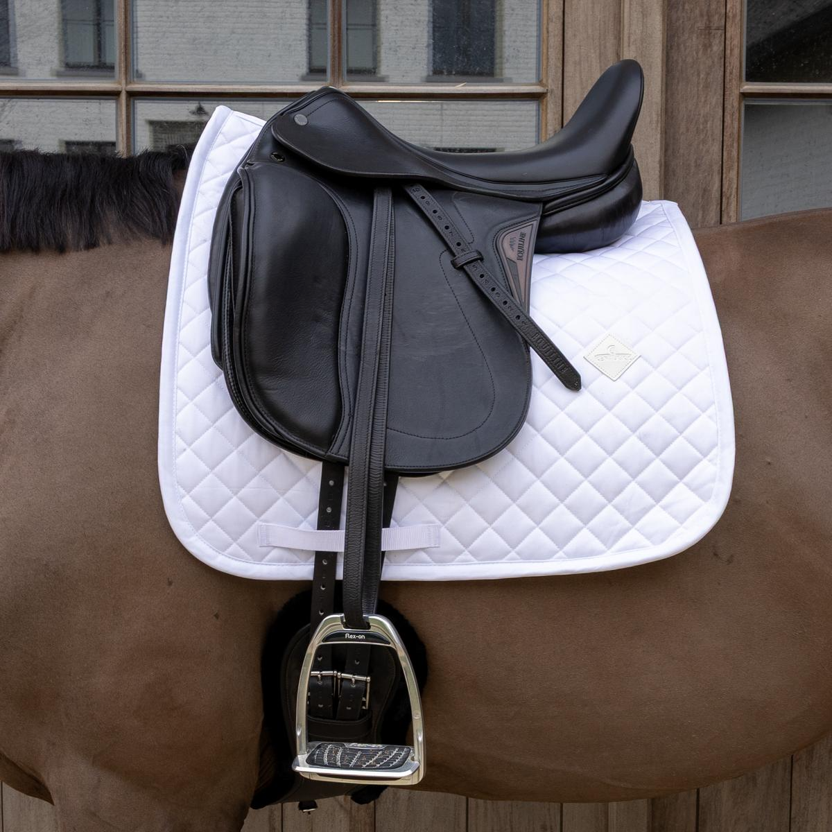 Kentucky Horsewear Skin Friendly Saddle Pad Sheepskin Diamond Dressage