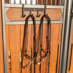 Kentucky Horsewear Bridle Rack Metal with 4 Hooks Matt