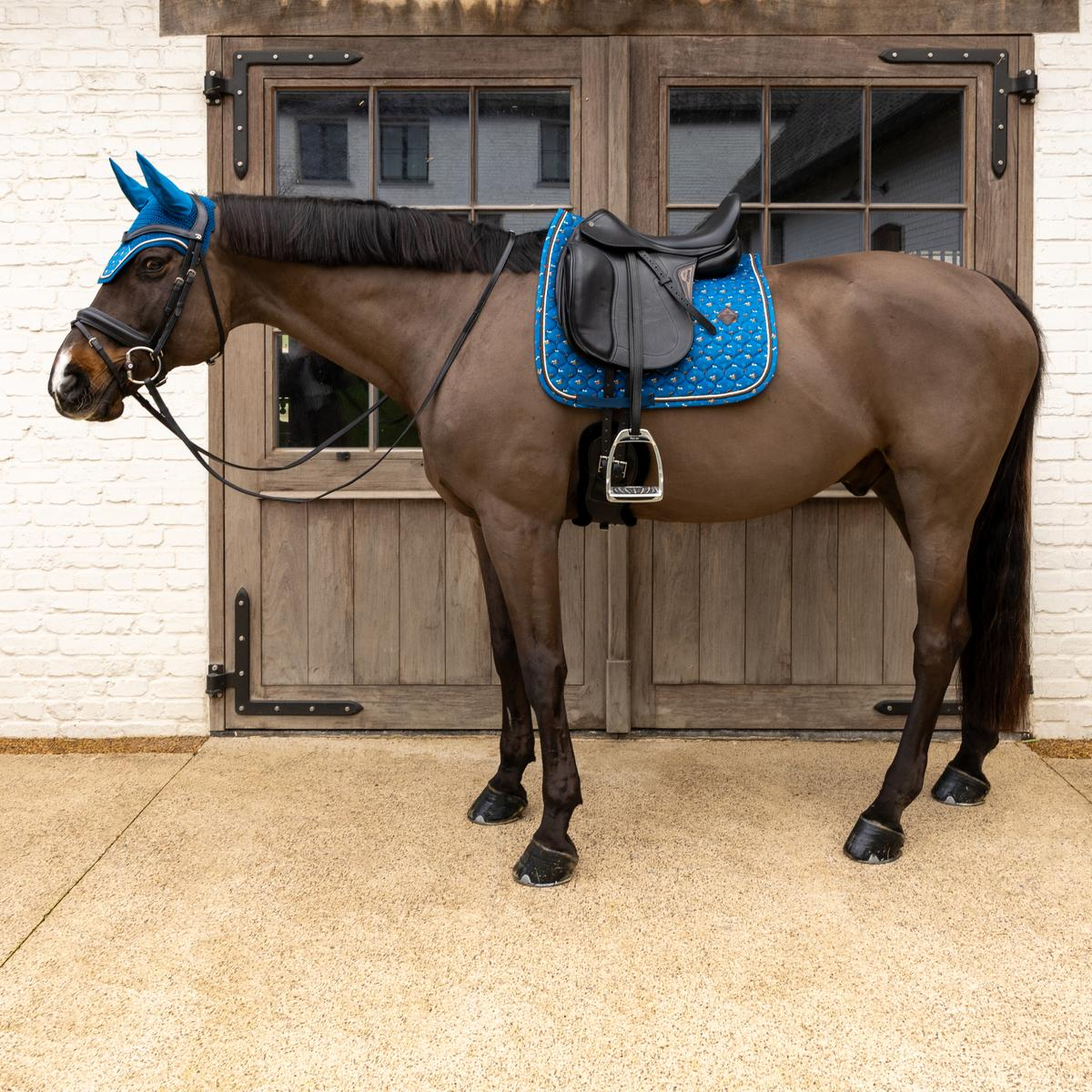 Kentucky Horsewear Saddle Pad Velvet Horse printing Dressage