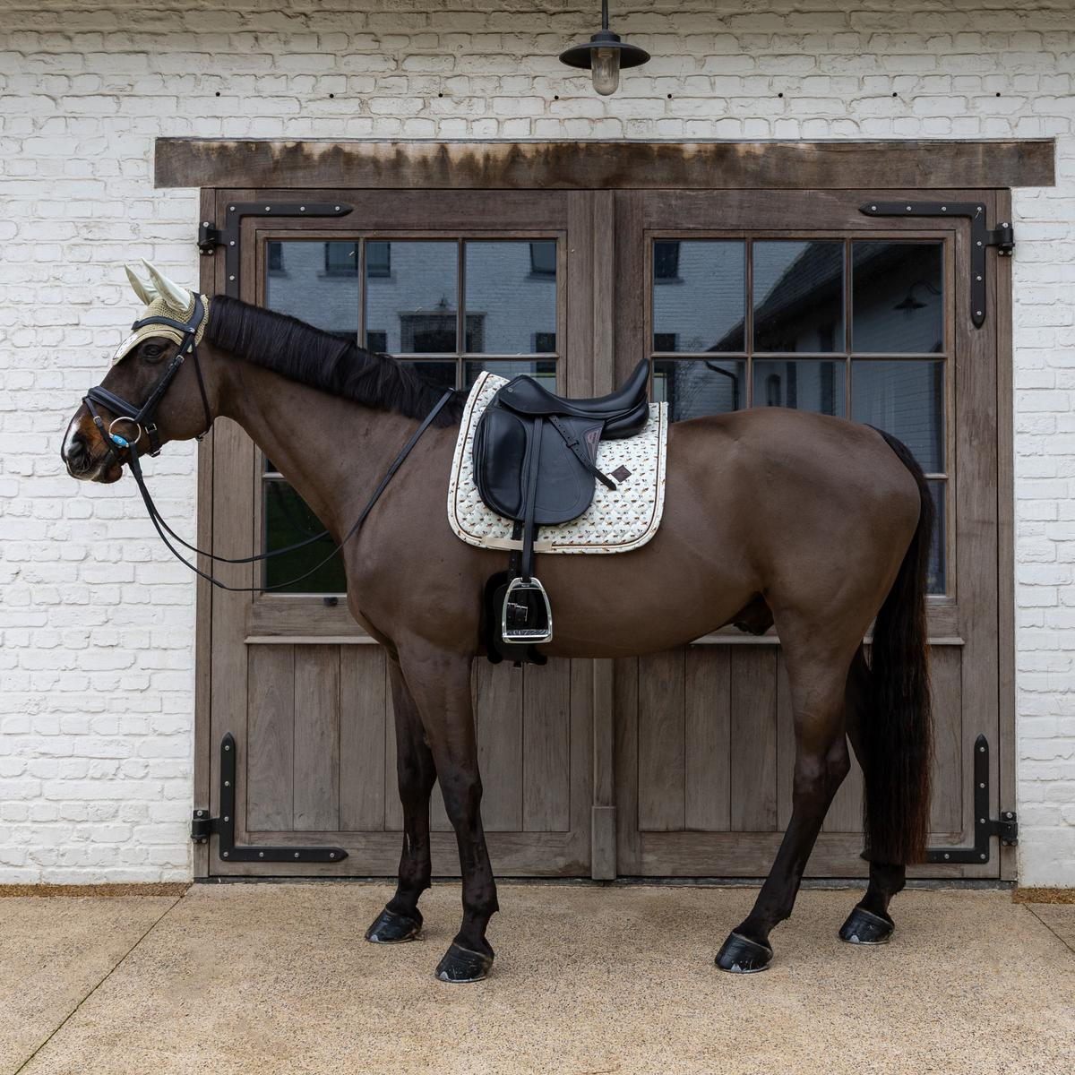 Kentucky Horsewear Saddle Pad Velvet Horse printing Dressage