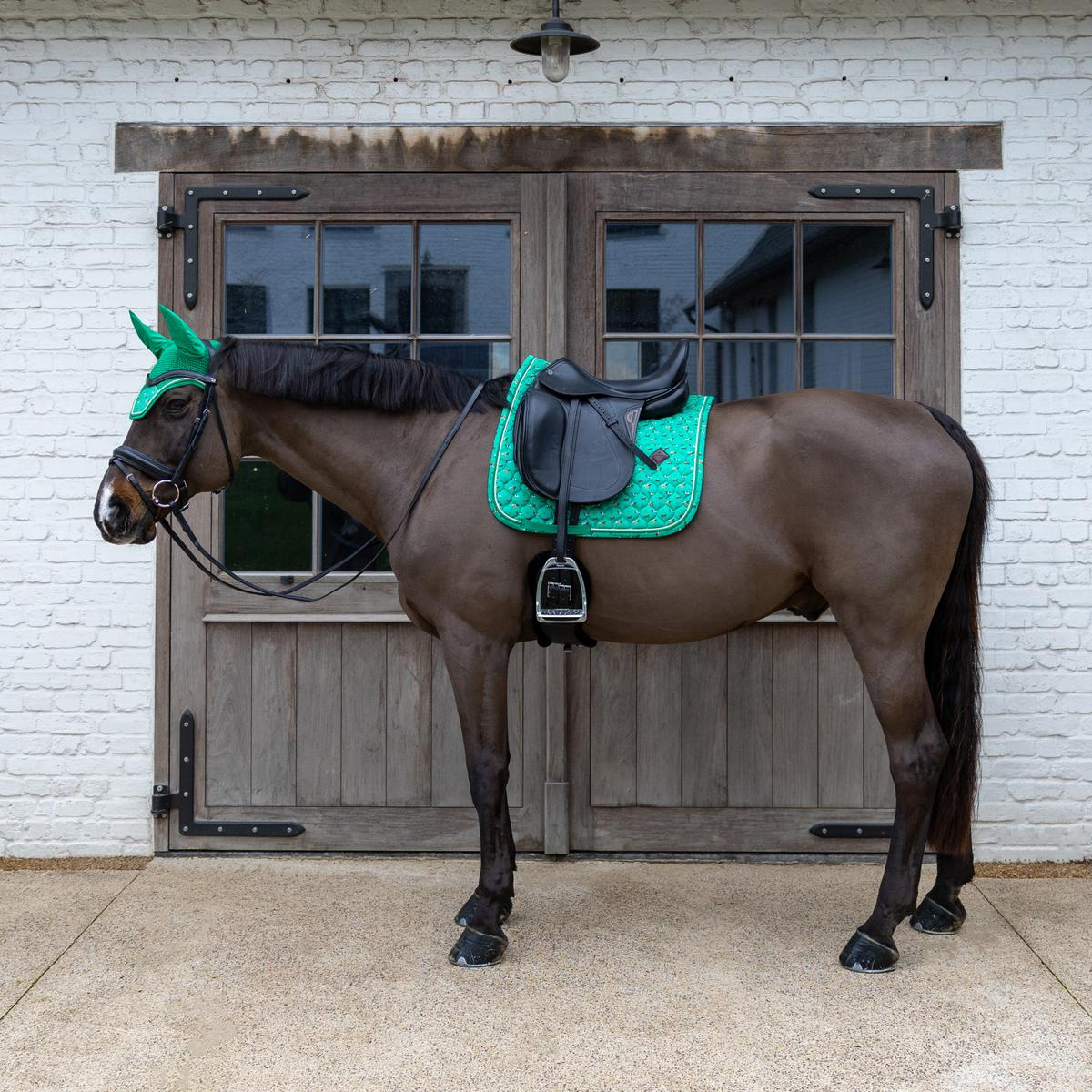 Kentucky Horsewear Saddle Pad Velvet Horse printing Dressage
