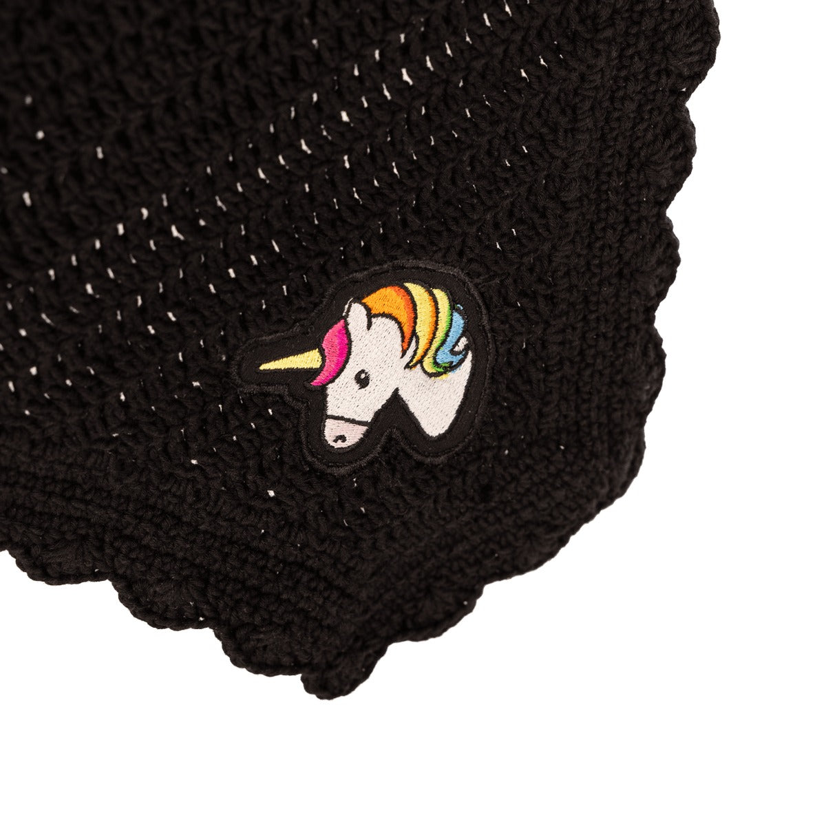 Kentucky Horsewear Fly Veil Wellington Wave Black Unicorn