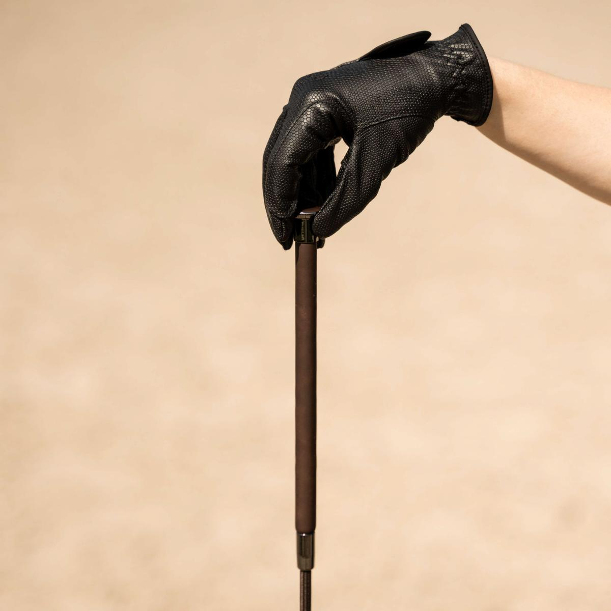 Velari Dressage Whip Guidance Leather Grip 120cm
