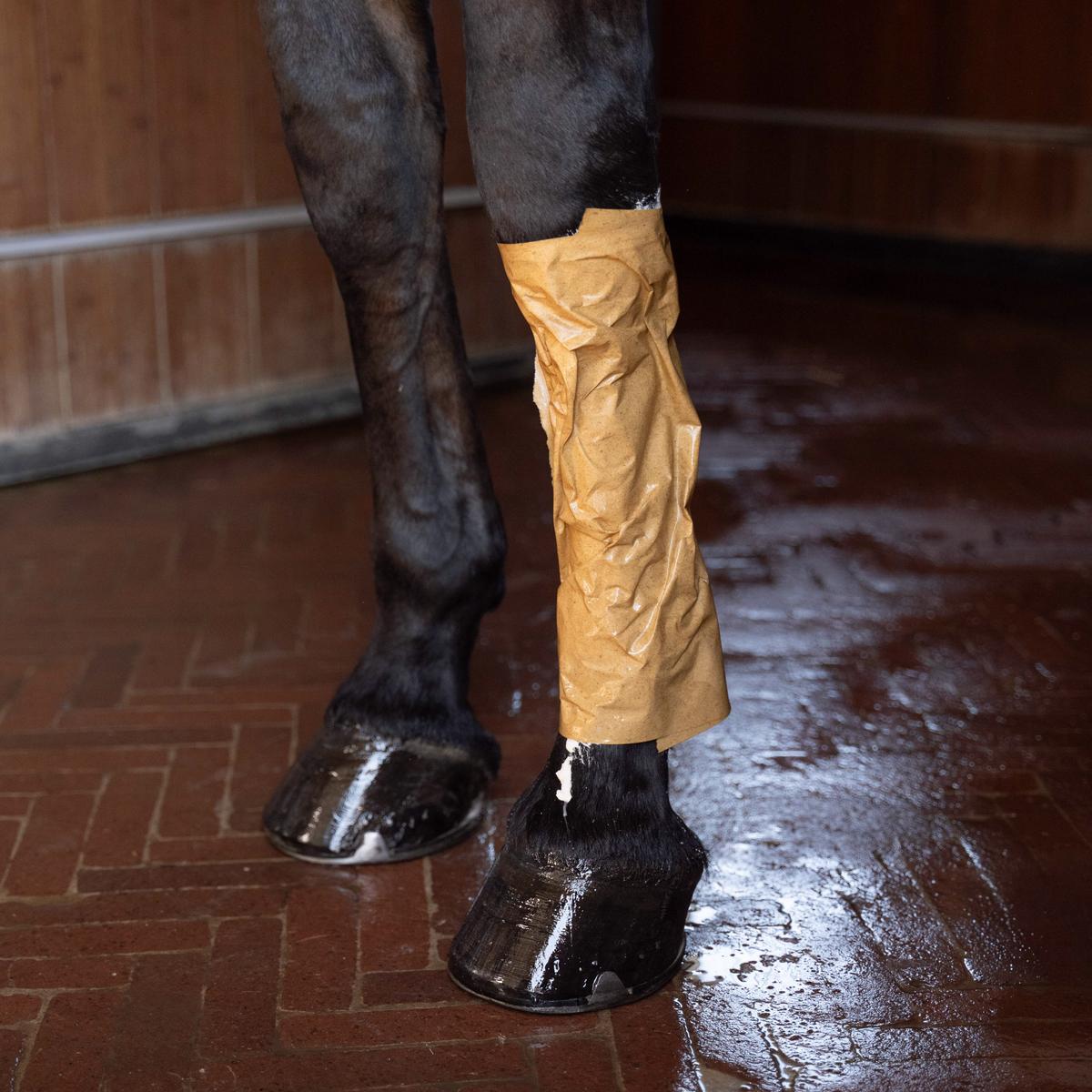 Grooming Deluxe Horse Leg Clay Paper rol of 20m