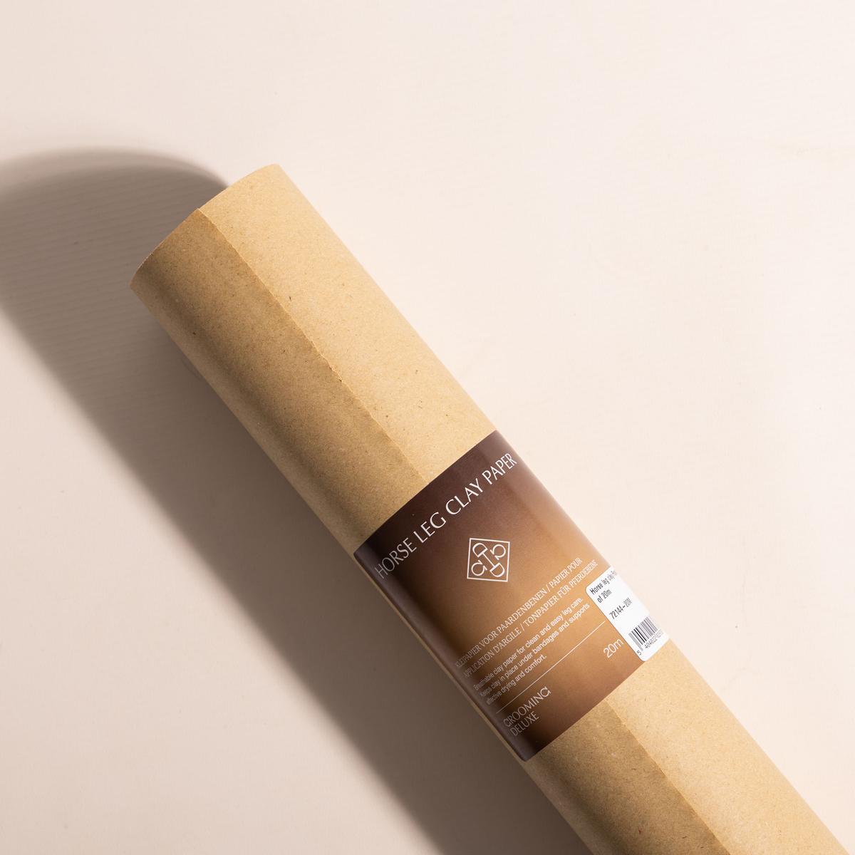 Grooming Deluxe Horse Leg Clay Paper rol of 20m