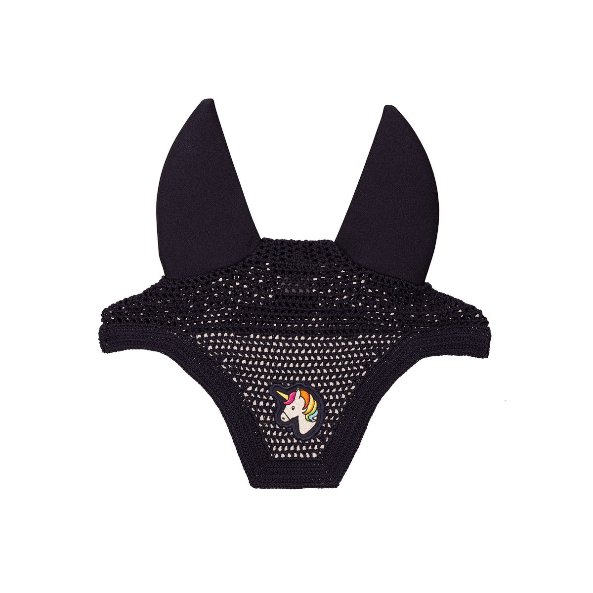 Kentucky Horsewear Fly Veil Wellington Black Unicorn Soundless