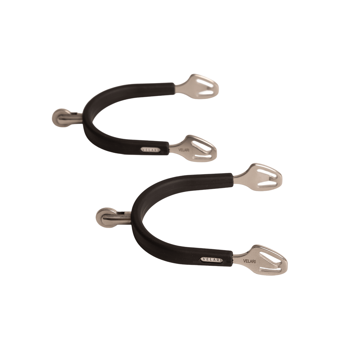 Velari Spurs Stainless Steel with Rubber Medium Wheel Rowell
