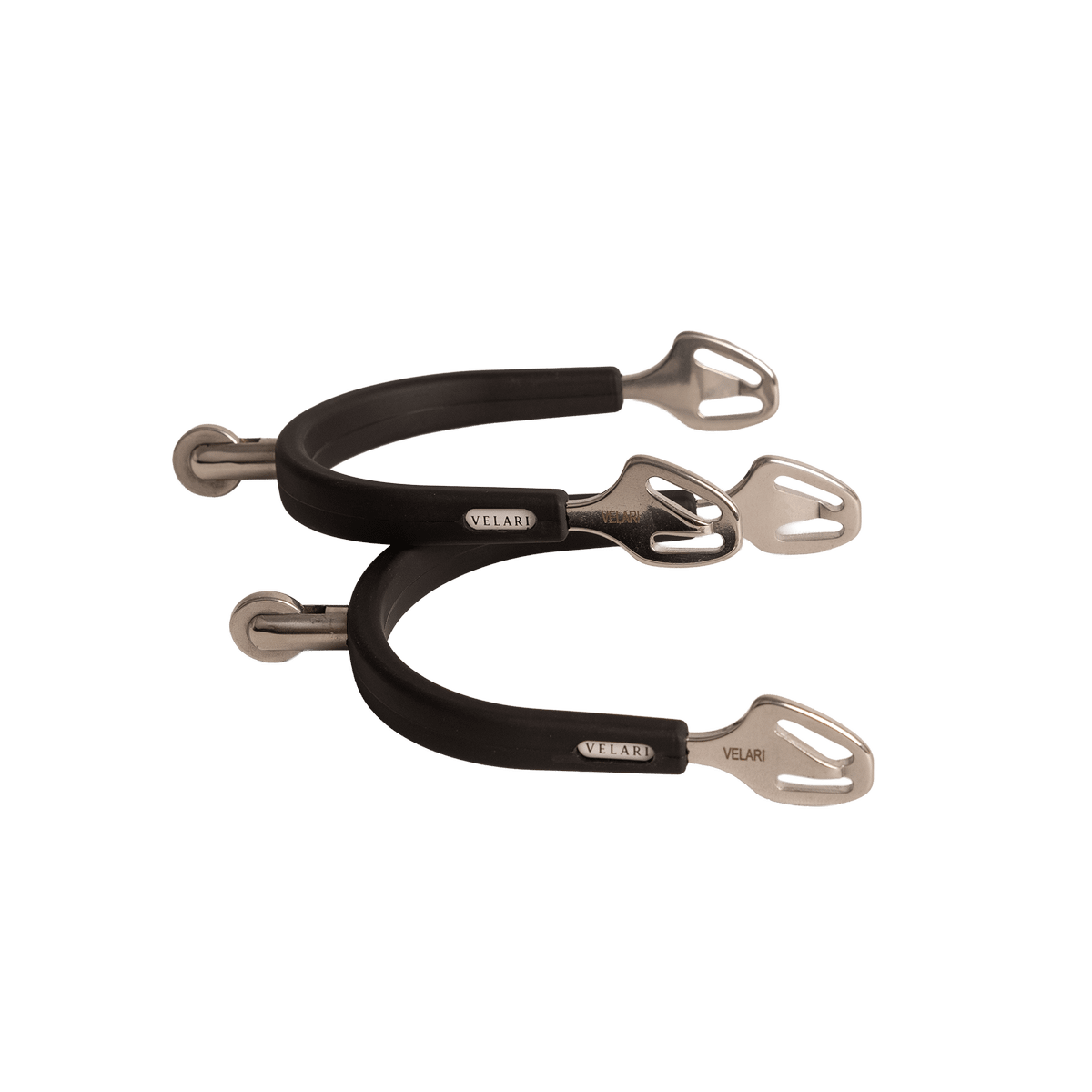 Velari Spurs Stainless Steel with Rubber Medium Wheel Rowell