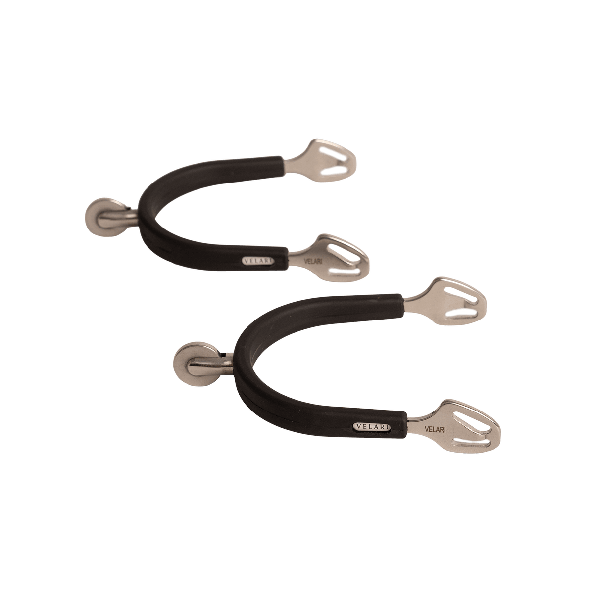 Velari Spurs Stainless Steel with Rubber Wheel Rowel