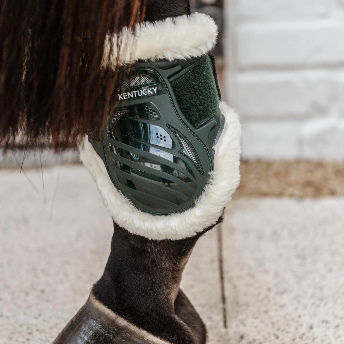 Kentucky Horsewear Vegan Sheepskin Young Horse Fetlock Boots