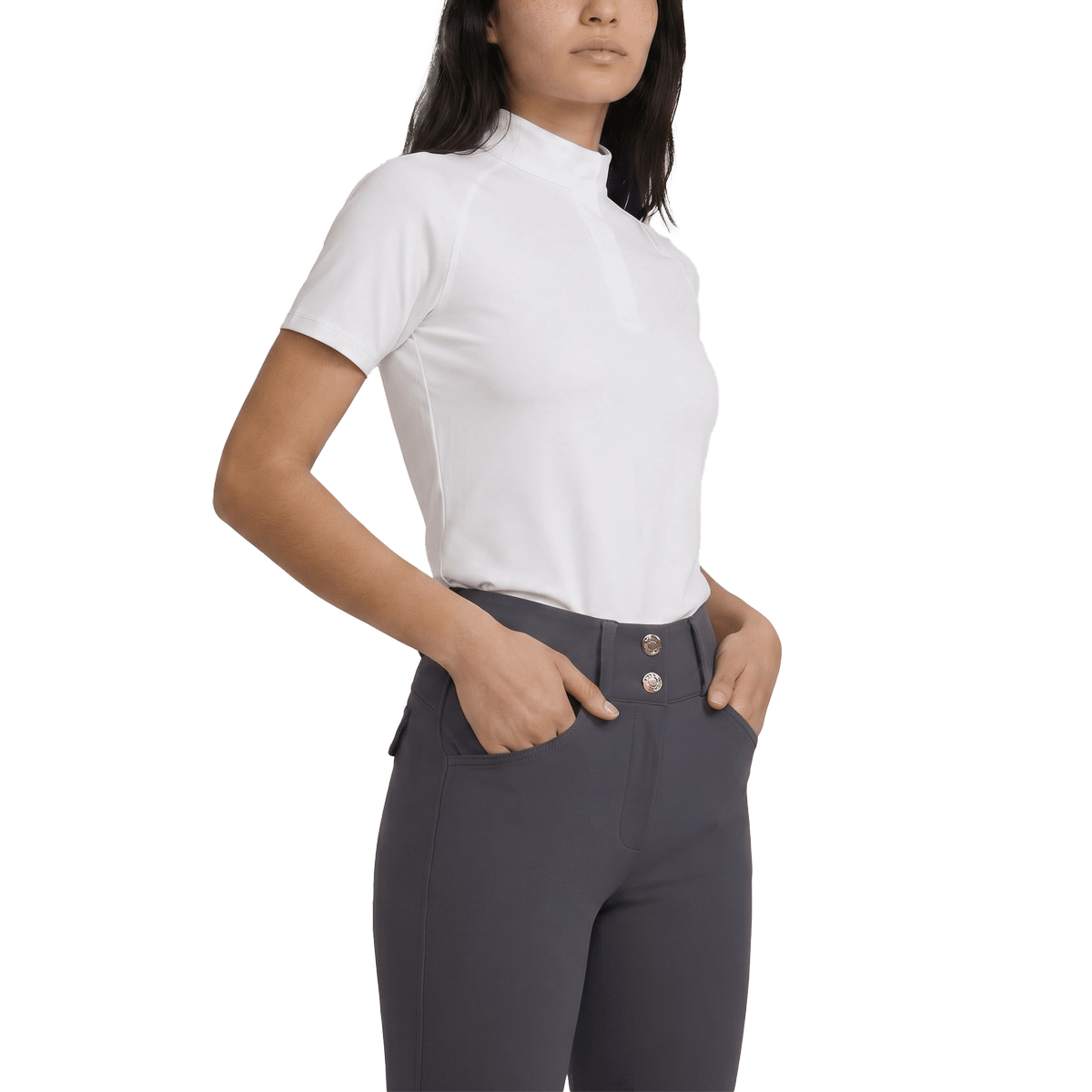 Kentucky Horsewear Show Shirt Women Classic Short Sleeve