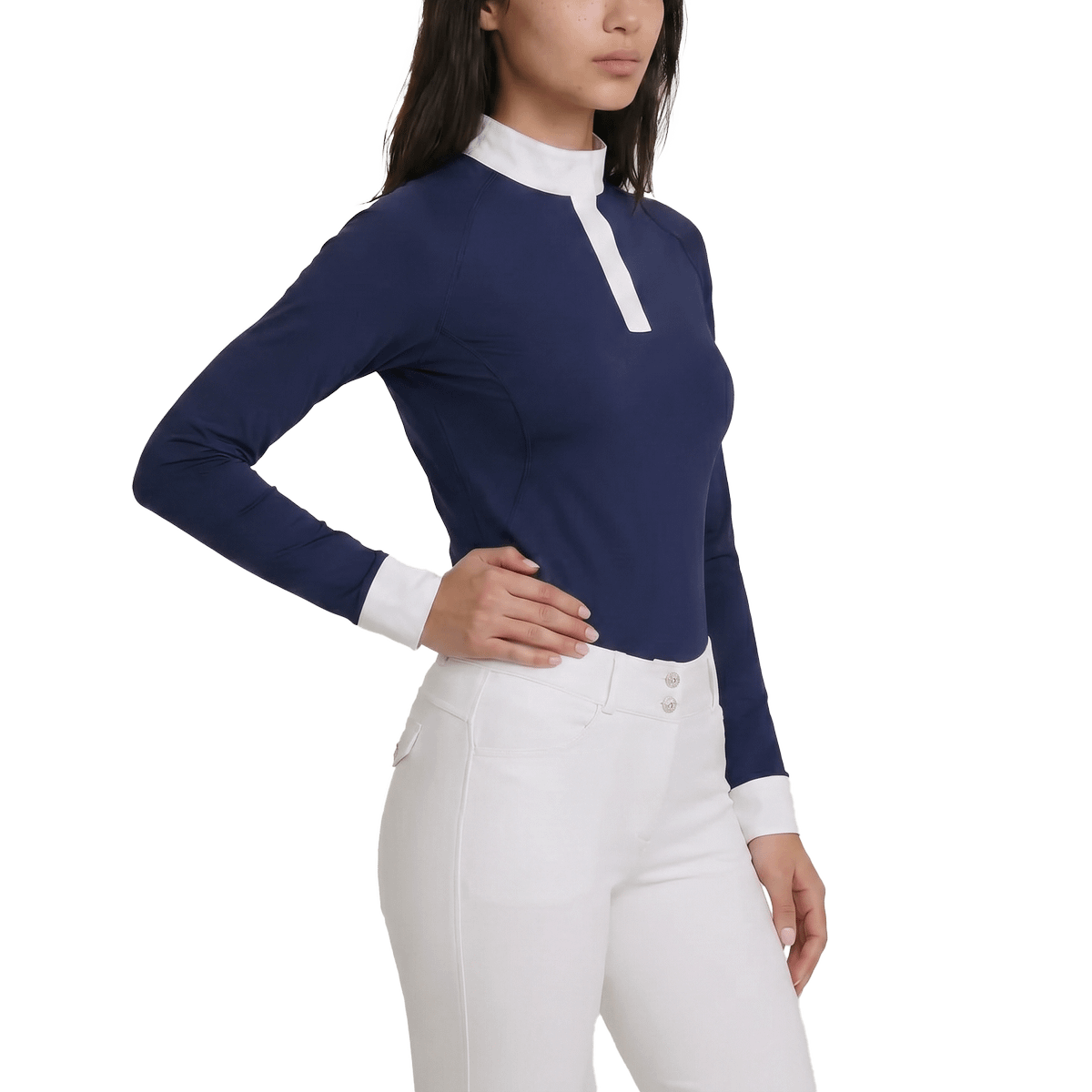 Kentucky Horsewear Show Shirt Women Classic Long Sleeve