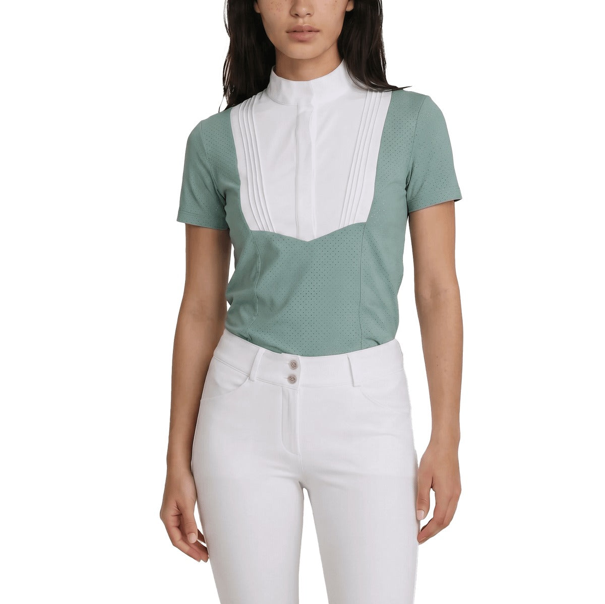 Kentucky Horsewear Show Shirt Women Heritage Air Short Sleeve