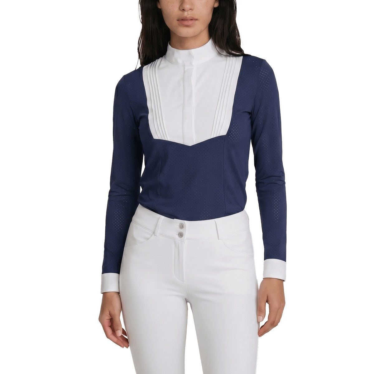 Kentucky Horsewear Show Shirt Women Heritage Air Long Sleeve