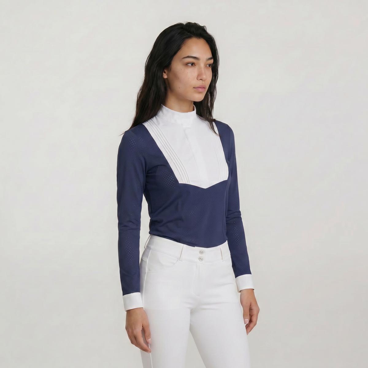 Kentucky Horsewear Show Shirt Women Heritage Air Long Sleeve