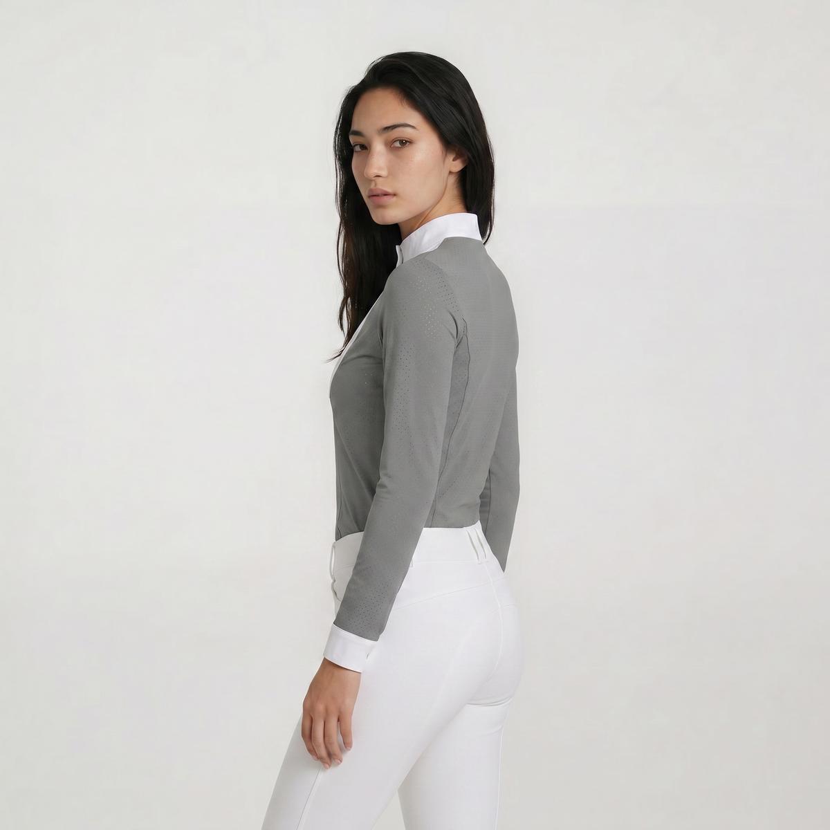 Kentucky Horsewear Show Shirt Women Heritage Air Long Sleeve