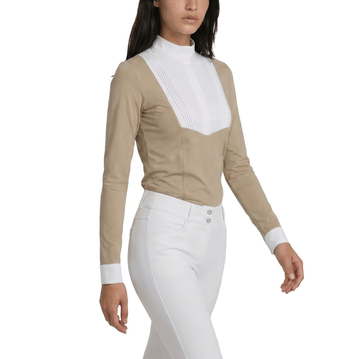 Kentucky Horsewear Show Shirt Women Heritage Air Long Sleeve