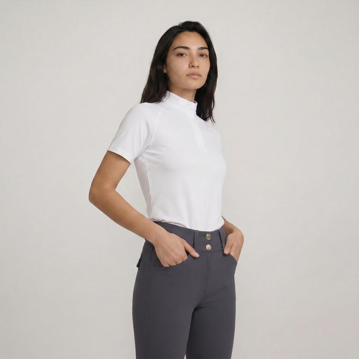 Kentucky Horsewear Show Shirt Women Classic Short Sleeve