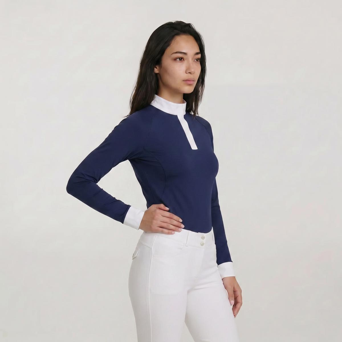 Kentucky Horsewear Show Shirt Women Classic Long Sleeve