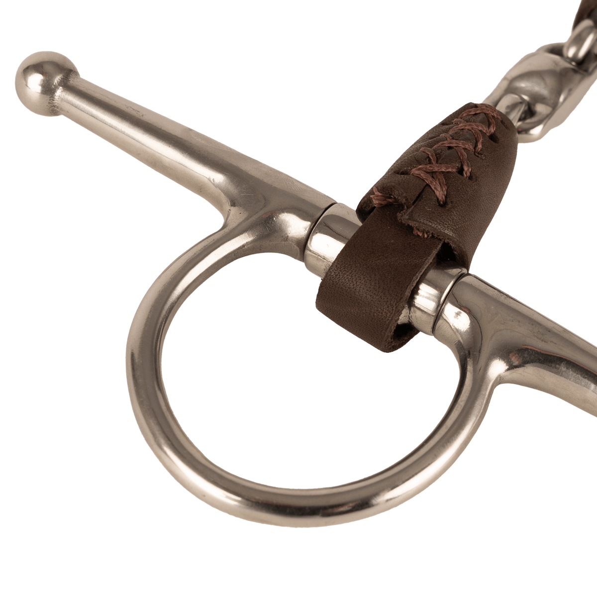 Velari Leather Full Cheek Bit Double Jointed