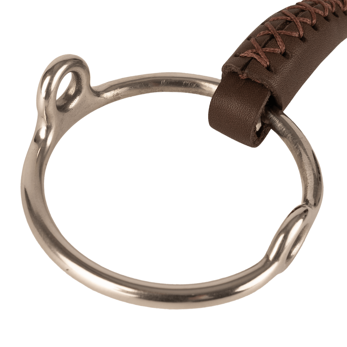 Velari Leather Gag Loose Ring Single Jointed