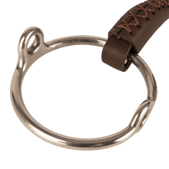 Velari Leather Gag Loose Ring Single Jointed