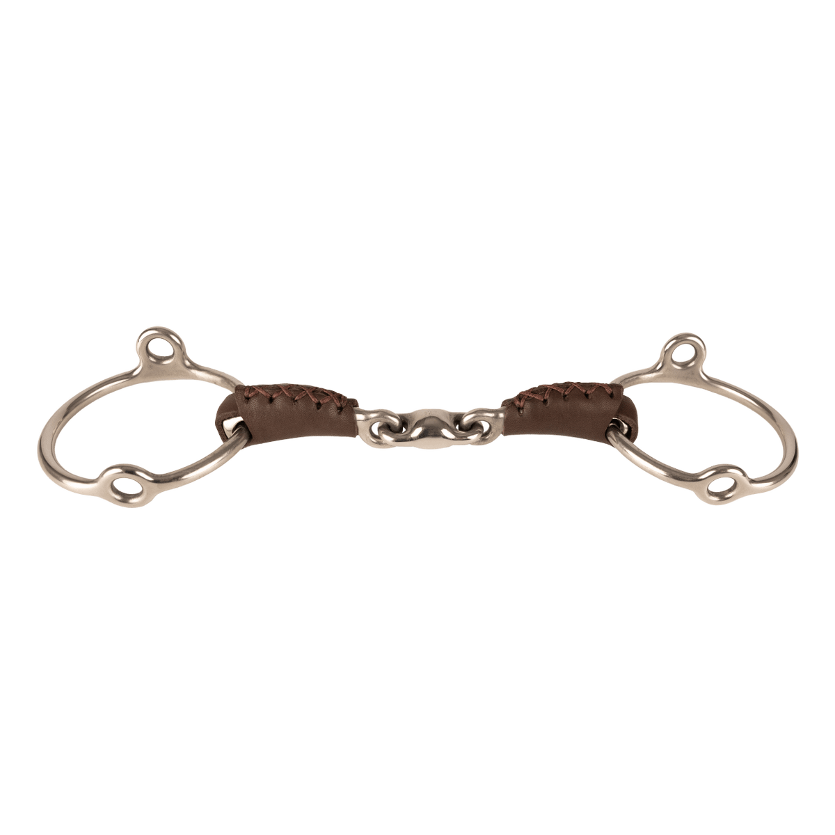 Velari Leather Gag Loose Ring Double Jointed