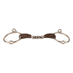 Velari Leather Gag Loose Ring Double Jointed