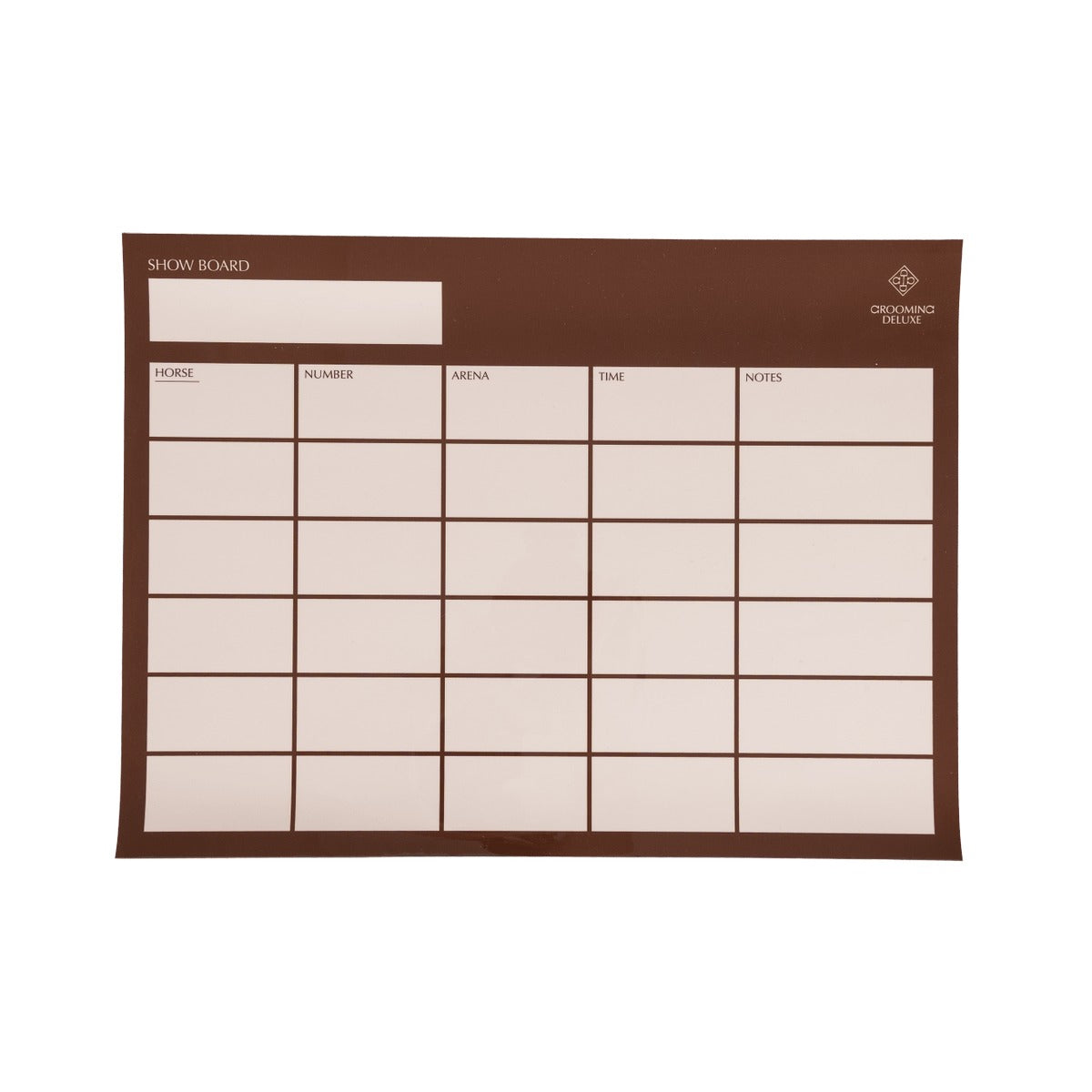 Grooming Deluxe Show Board Magnetic