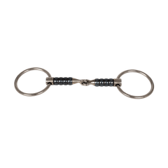 Velari Snaffle Single Jointed Loose Ring Cherry Roller Sweet Iron