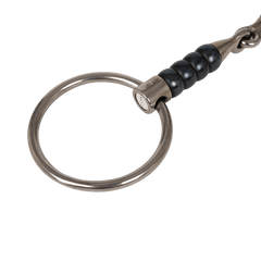 Velari Snaffle Single Jointed Loose Ring Cherry Roller Sweet Iron